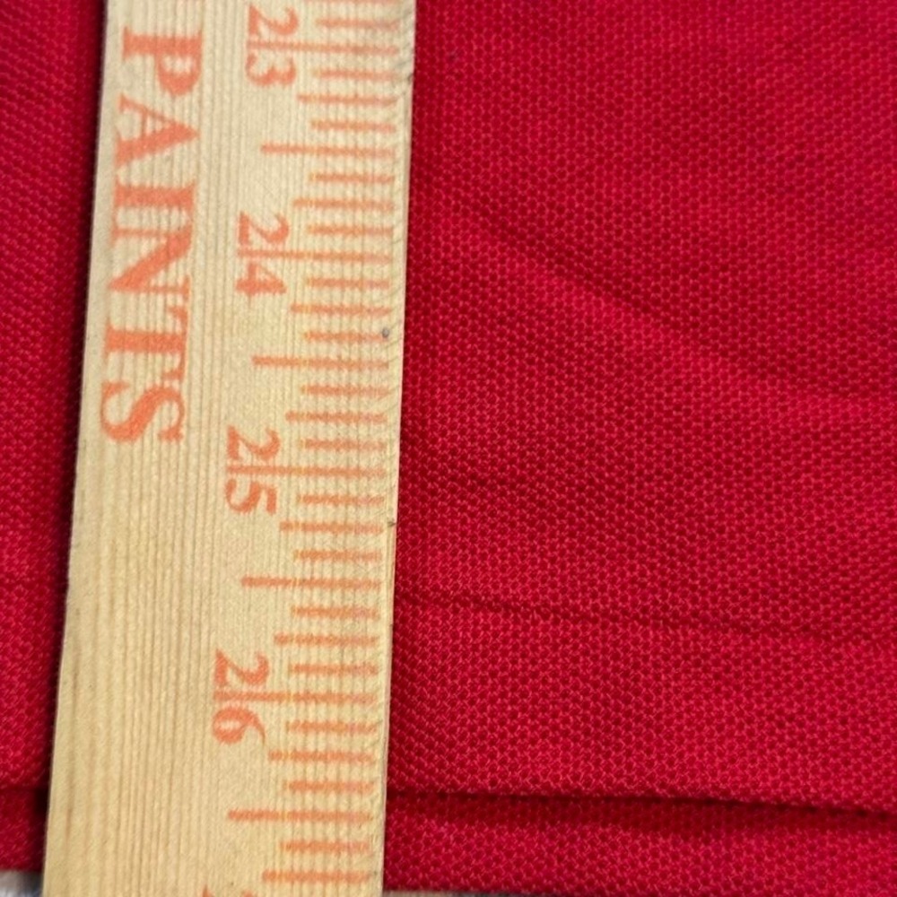 Vintage Chuck E Cheese Red Polo‎ Employee Uniform Size Mens Large - Picture 5 of 6